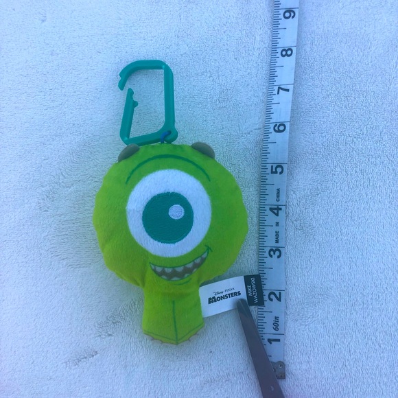 Mike Wazowski Plush Figure Key Chain Holder - Picture 3 of 5
